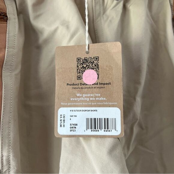 NWT Patagonia Women's Everyday Shorts in Oar Tan - Picture 7 of 8